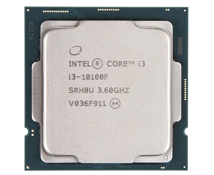 CPU s1200 Intel Core i3-10100 F (3.6 Ghz/6 Mb) tray (CM8070104291318 SRH8 U)