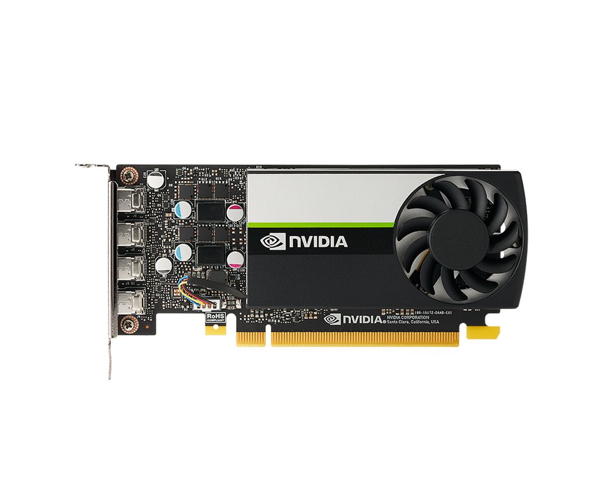 Видеокарта Nvidia T1000 (900-5 G172-2250-000) 4 G, long bracket and short bracket together