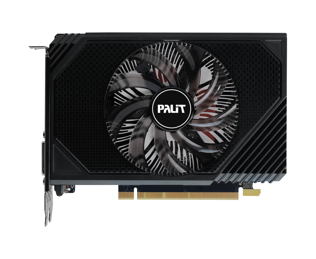 Видеокарта PALIT Nvidia Ge Force RTX 3050 6 Гб (NE63050018 JE-1072 F) GDDR6 96 бит PCI-E 4.0 GPU 1042 МГц 1x HDMI 1x Display Port