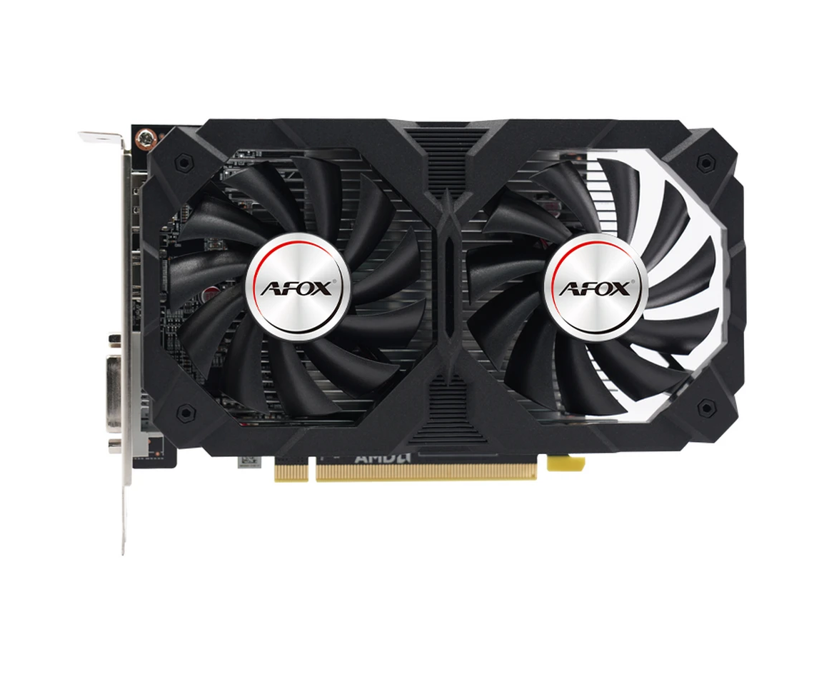 Видеокарта Afox RX550 4 GB (AFRX550-4096 D5 H2-V4) GDDR5 128bit DVI DP HDMI 2 Fan RTL