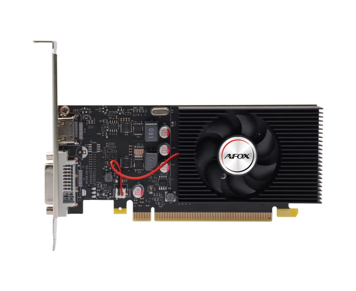 Видеокарта AFOX GT1030 2 GB (AF1030-2048 D5 L8) DDR5 64 Bit DVI/HDMI ATX Single Fan RTL