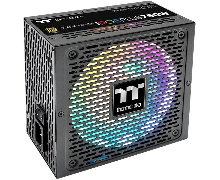 Блок питания Thermaltake PS-TPI-0750 F3 FDGE-1 ATX 750 W Toughpower i RGB Plus 80+ gold (24+4+4pin) APFC 140mm fan color LED 9x Sata Cab Manag RTL