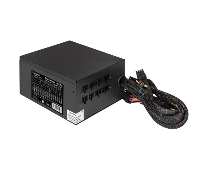 Блок питания Exegate Gaming Standard 1200 PGS EX285977 RUS 1200 W RTL, ATX, black, APFC, 14cm, 24p+2*(4+4)p