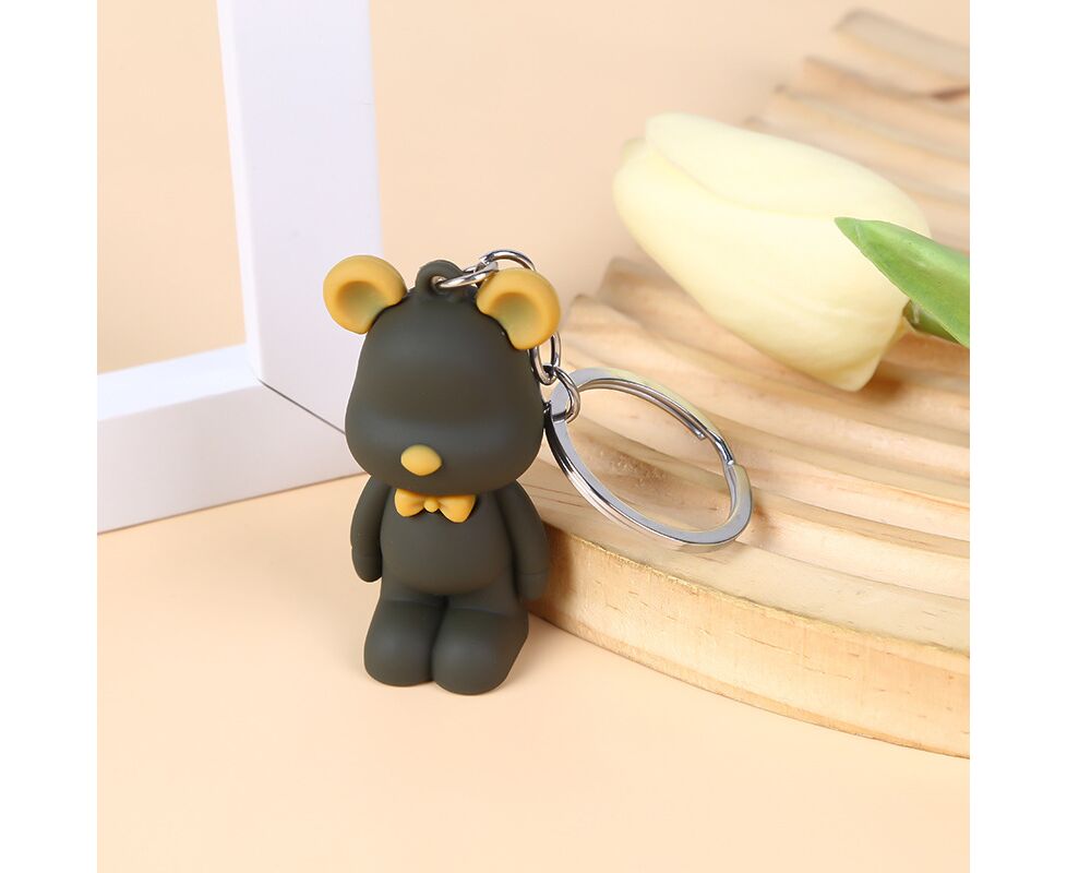 Брелок - "Медведь с бабочкой " 26 (Green)