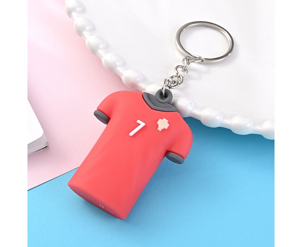 Брелок - "Футболка Ronaldo" 4 (Red)