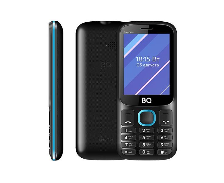 Мобильный телефон BQ 2820 Step XL+ Black+Blue