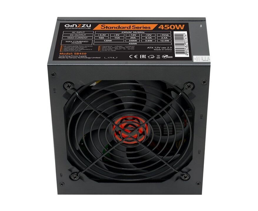Блок питания Ginzzu SB450 12 CM