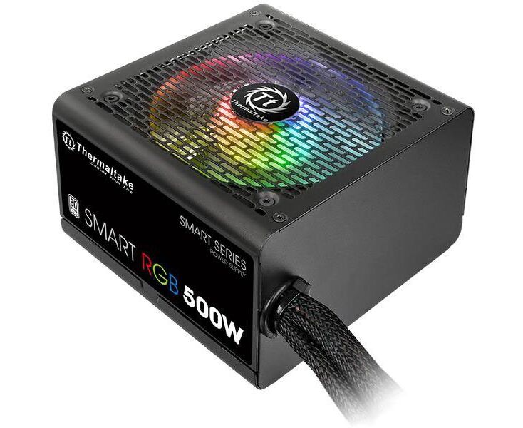 Блок питания Thermaltake Smart RGB [PS-SPR-0500 NHSAWE-1] 500 W / APFC / 80+