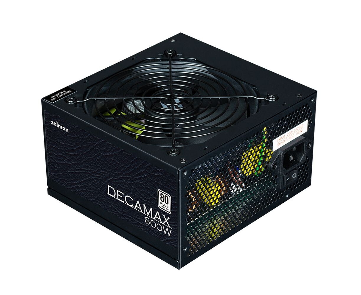 Блок питания Zalman ZM600-LX3, 600 W, ATX12 V v2.31, APFC, 12cm Fan, 80+ 230 V EU, Retail