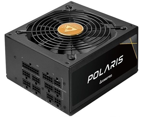 Блок питания Chieftec Polaris PPS-1250 FC, 1250 W, ATX 12 V 2.3, 14cm Fan, 80 plus Gold