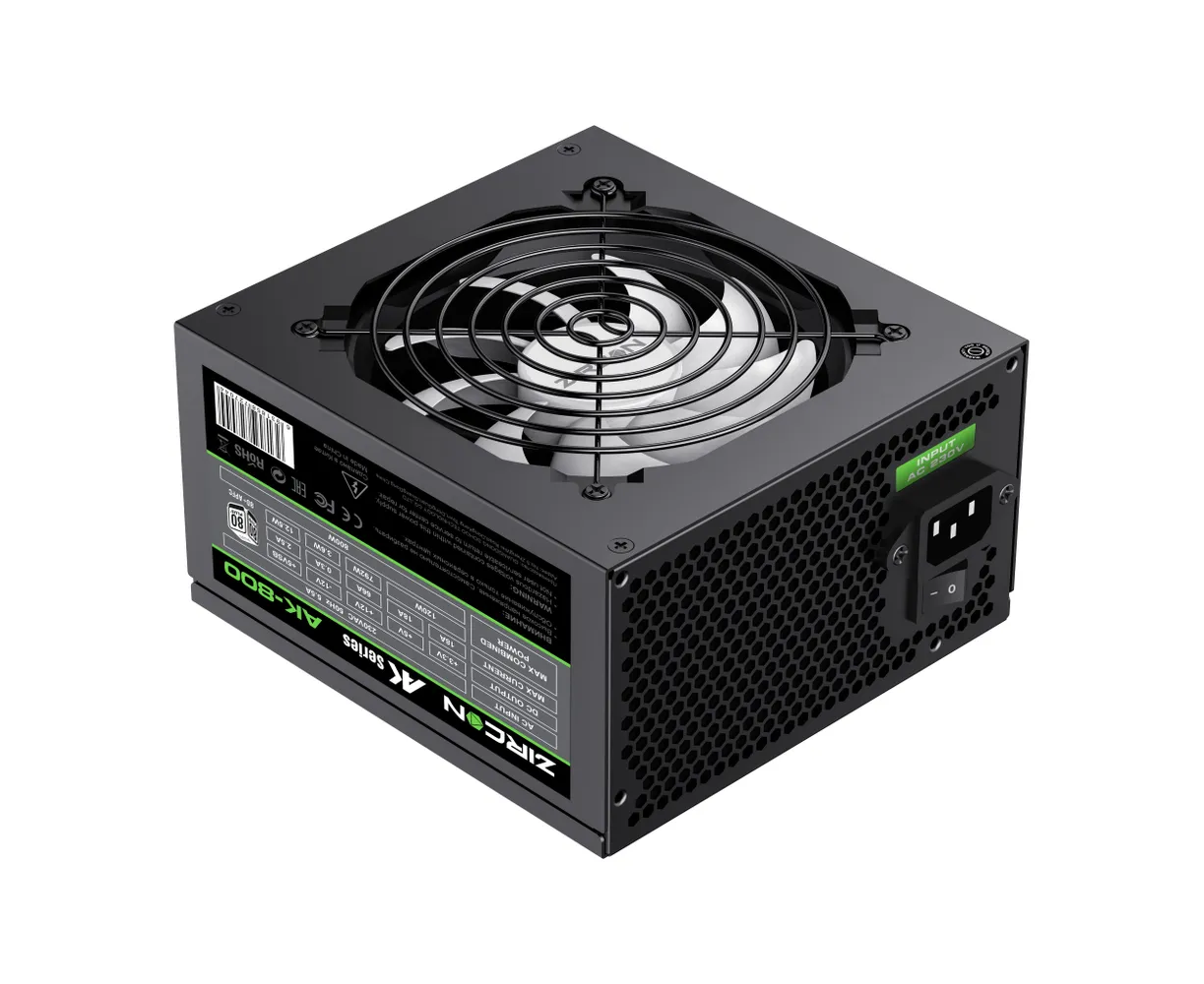 Блок питания ZIRCON AK-800 ATX 800 W (80+ APFC)