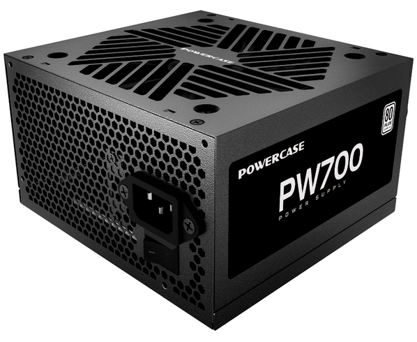 Блок питания Powercase PW700 (PS-700 W-DC) (80 Plus, ATX 2.31, 700 W, APFC, DC-DC, 120mm Fan)