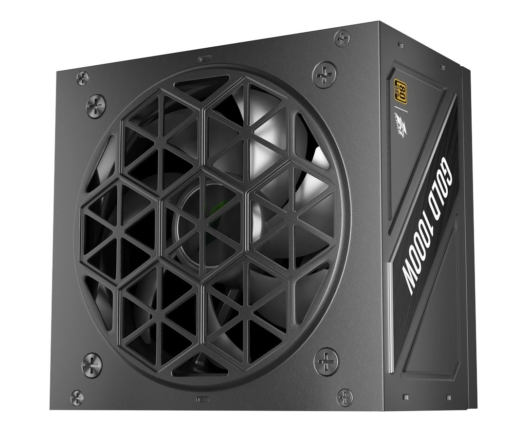 Блок питания 1 STPLAYER NGDP Gold (HA-1000 BA4) 1000 W Black / ATX 3.1, APFC, 80 Plus Gold, LLC+DC-DC, 120mm fan, full modular