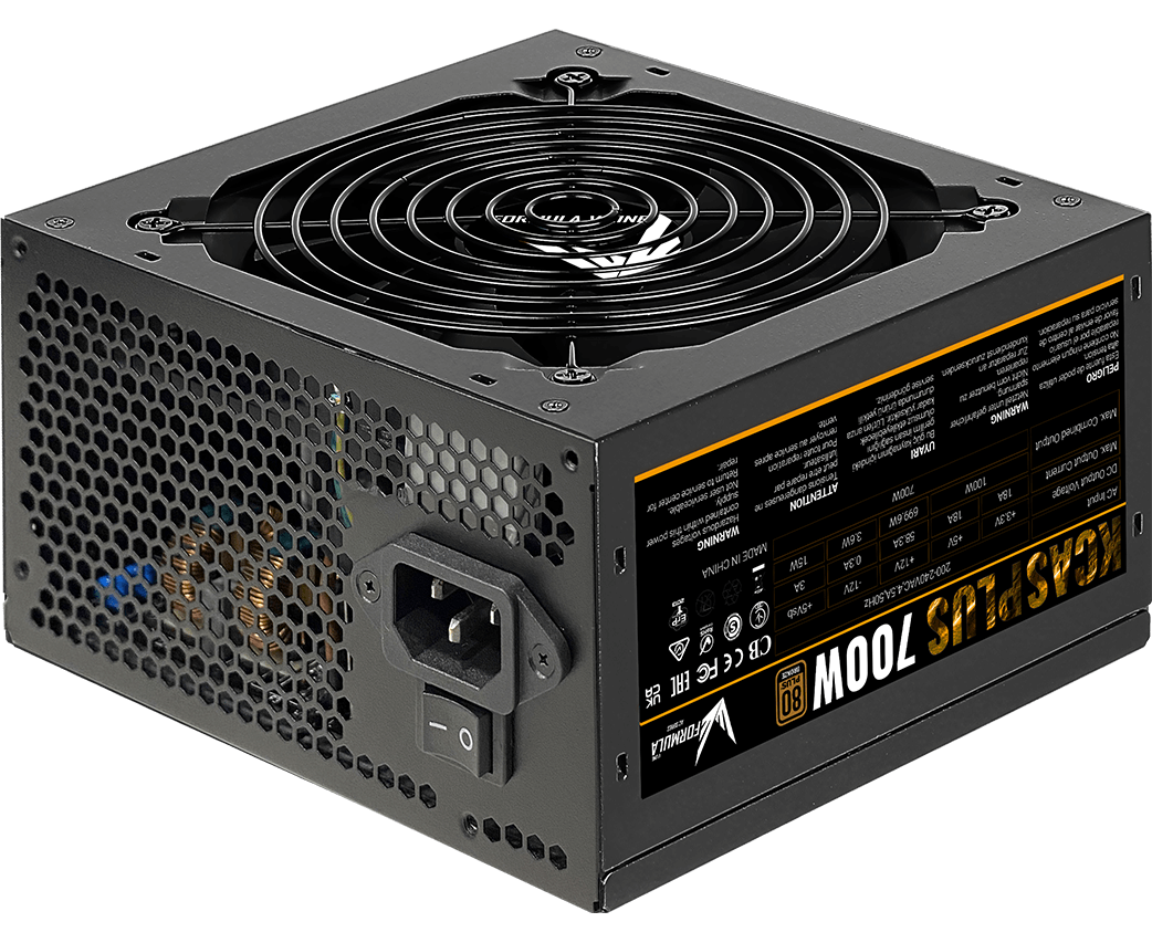 Блок питания Formula AC KCAS Plus 700 (KCAS-700 W Plus) ATX 700 W 80+ bronze (20+4pin) APFC 120mm fan 7x SATA RTL