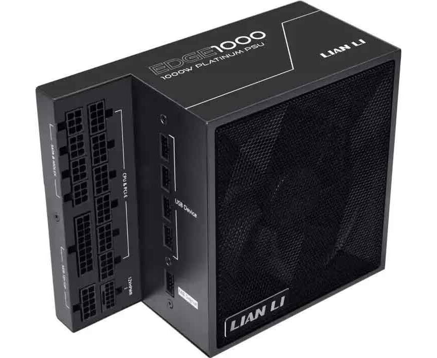 Блок питания Lian-Li Edge1000 Gen.5 (G9 P.EG1000.BE00.RU) ATX 1000 W 80+ platinum (20+4pin) APFC 120mm fan 12x SATA Cab Manag RTL