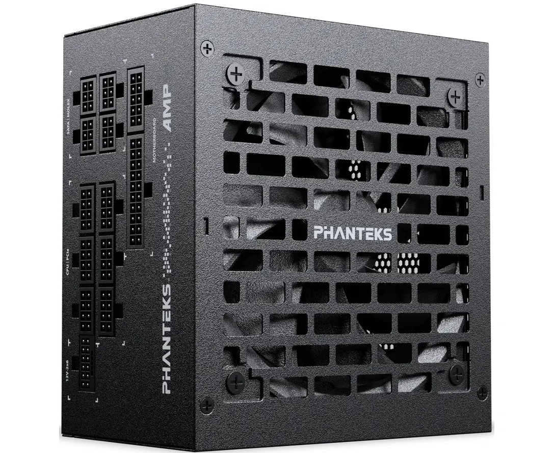 Блок питания PHANTEKS AMP GH 1000 W (PH-P1000 GR_BK01) (80 Plus Platinum, ATX 3.1, PC Ie 5.1, APFC, 120mm Fan, Fully Modular, Black)