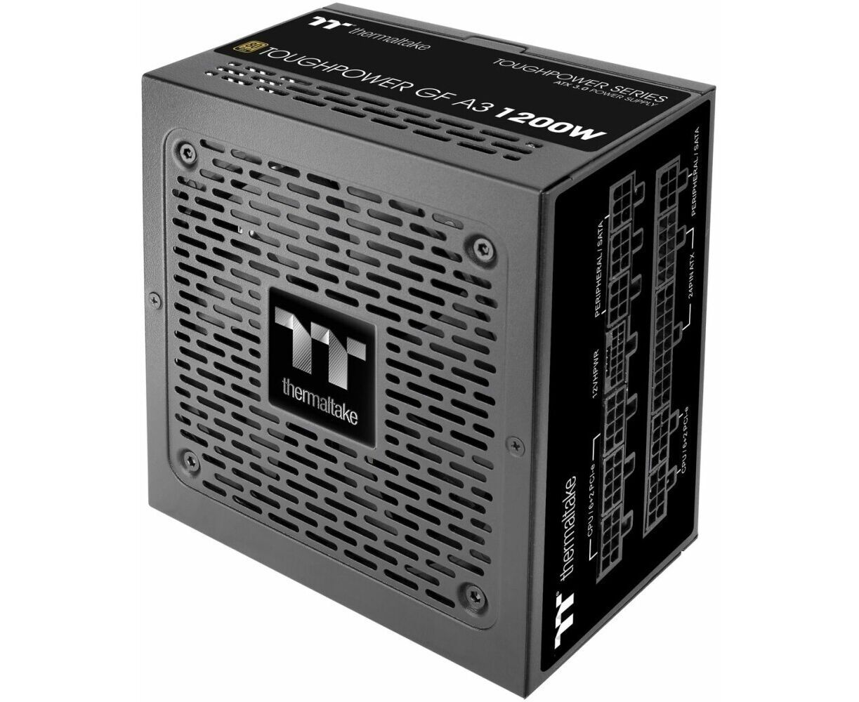 Блок питания Thermaltake Toughpower GF A3 (PS-TPD-1200 FNFAGE-H) ATX 1200 W Gen.5 80+ gold 24pin APFC 140mm fan 12x SATA Cab Manag RTL