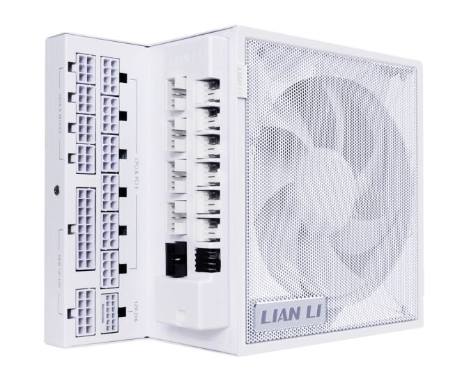 Блок питания Lian Li EG1000 G (G9 P.EG1000 G.WH00.RU) / White / ATX 3.1, 1000 W, 80 Plus Gold, PC Ie 5.1, APFC, USB/Fan HUB, 120mm FDB Fan, Fully Modular