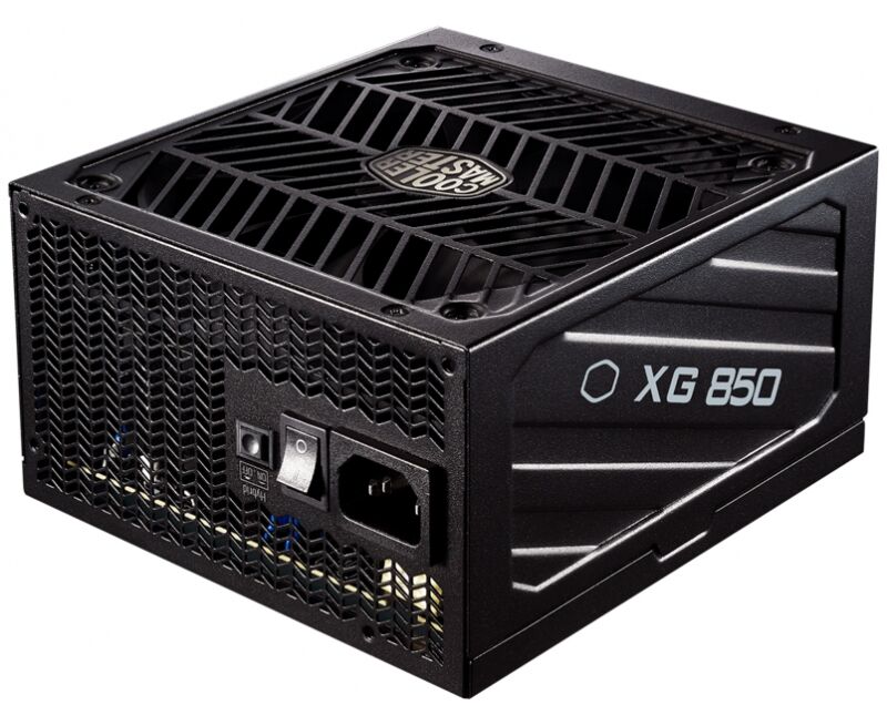 Блок питания Cooler Master XG850 Platinum, MPG-8501-AFBAP-EU, 850 W, ATX, 135mm, 24pin, 12x SATA, 6x PCI-E(6+2), APFC, 80+ Platinum, Full Modular