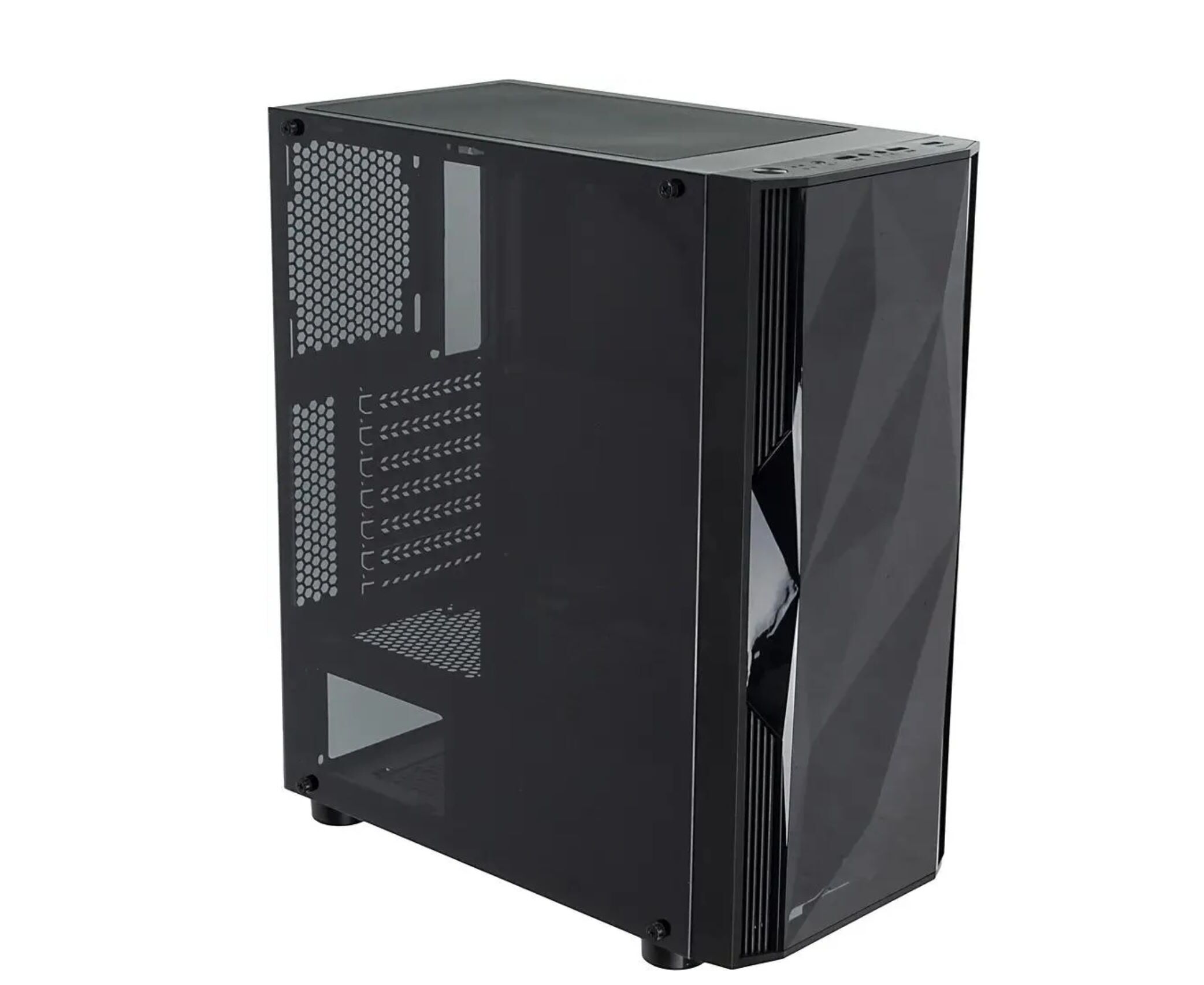 Корпус Formula F-3401 (V1) черный без БП ATX 3x120mm 2x USB2.0 1x USB3.0 audio bott PSU