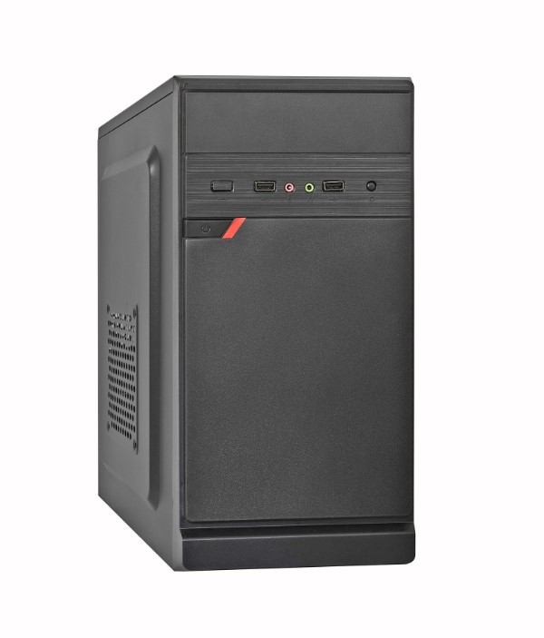 Корпус Exe Gate BAA-106 Black (EX283056 RUS) m ATX, без БП, 2x USB, Audio