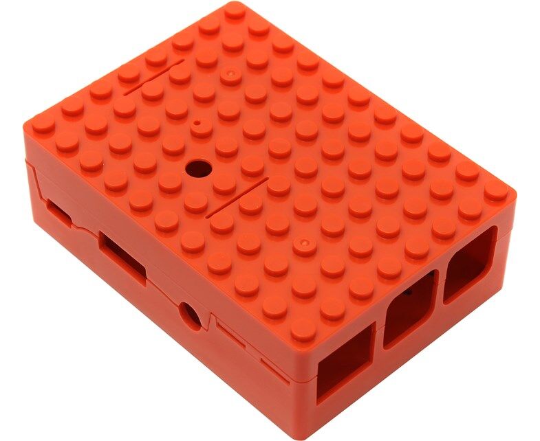 Корпус ACD RA183 red для микрокомпьютера Raspberry Pi 3 Red ABS Plastic Building Block case for Raspberry Pi 3