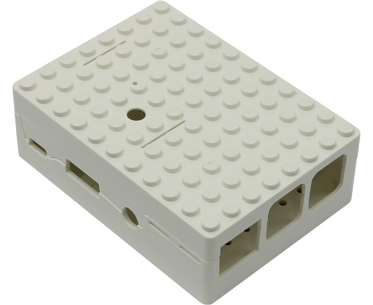 Корпус ACD RA181 white для микрокомпьютера Raspberry Pi 3 White ABS Plastic Building Block case for Raspberry Pi 3