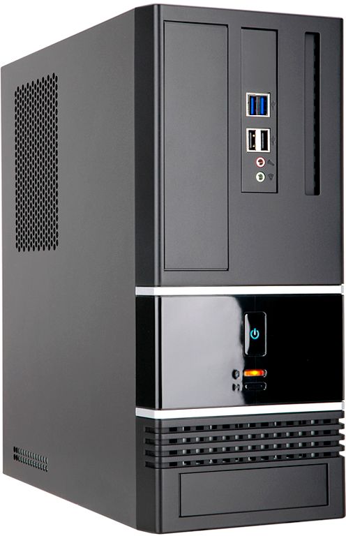 Корпус INWIN BK623 BL (6132049) USB3.0 Micro-ATX, RB-S400 BN1-0 H, 400 W, 2x USB3.0, 2x USB2.0+Audio, черный