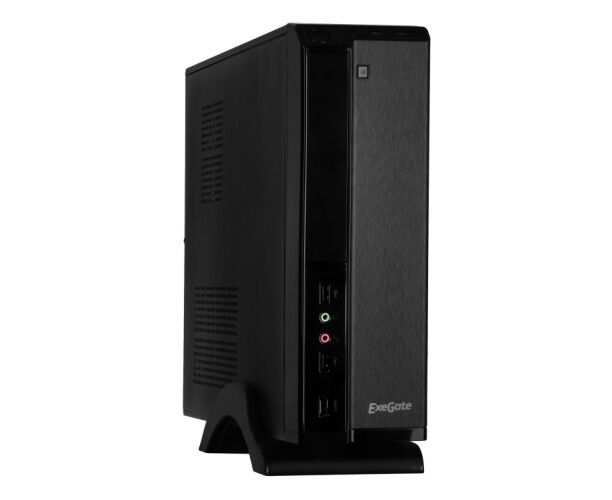 Корпус Exe Gate MI-207 Black (EX268692 RUS) mini ITX/m ATX, без БП, 2x USB, Audio