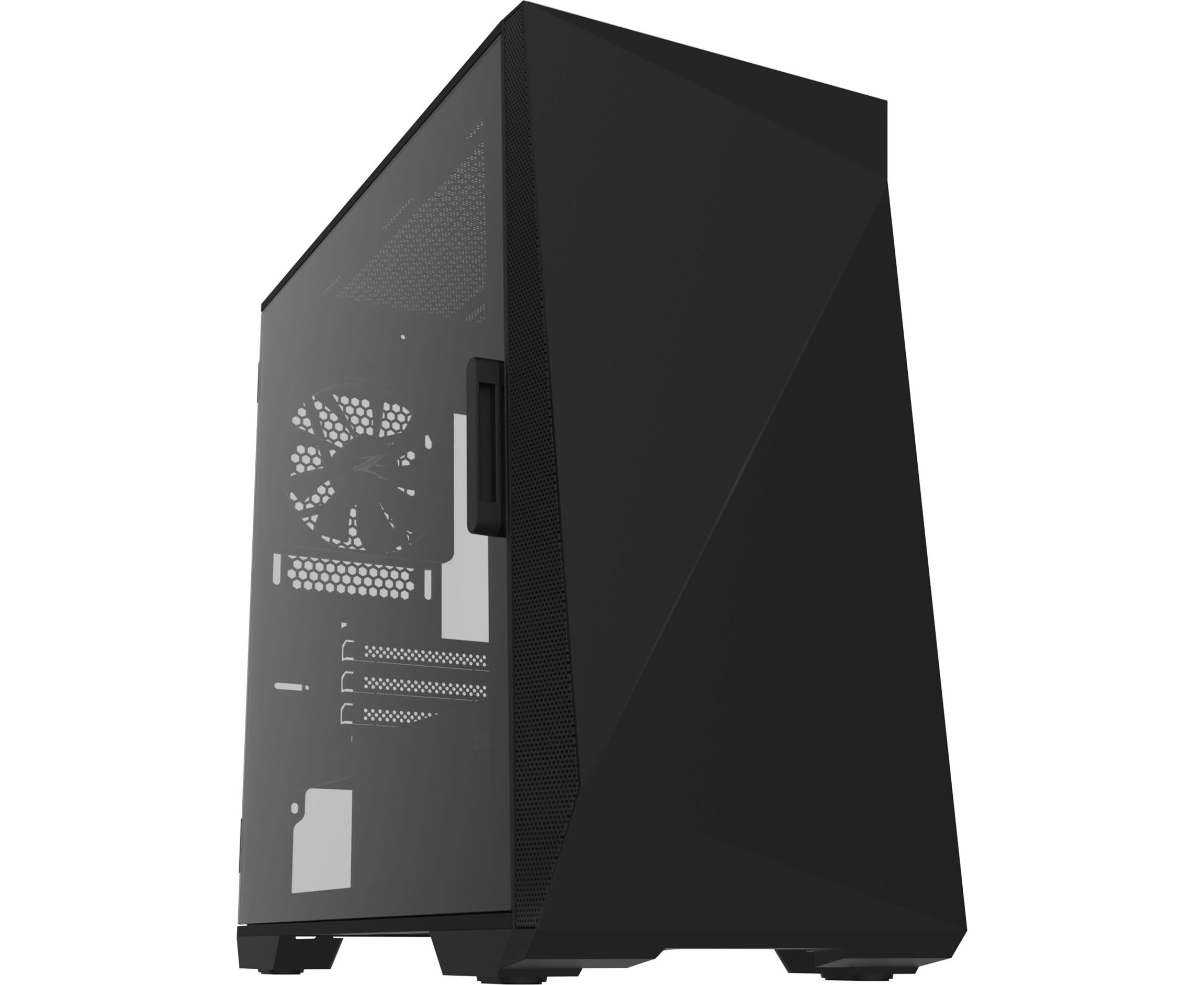 Корпус ZALMAN Z1 Iceberg, ATX, Black, Window, 2x Combo (3.5" OR 2.5"), 3x2.5", 1x USB2.0, 2x USB3.0, FRONT 2x120mm, REAR 1x120mm