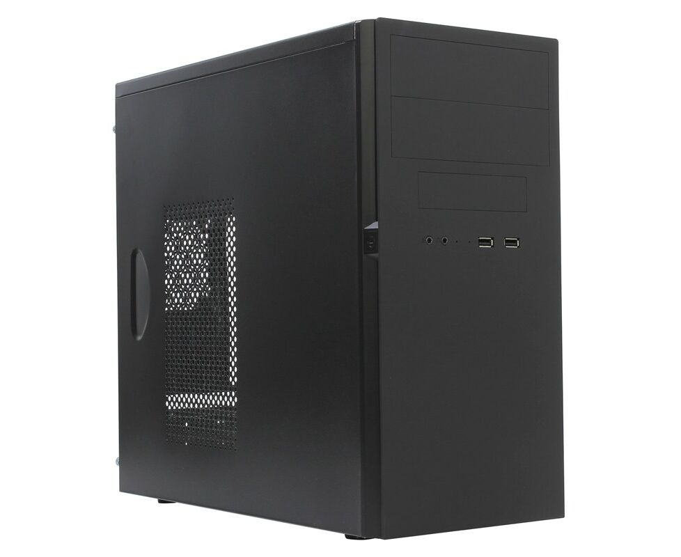 Корпус POWERMAN ES725 BK (6184448) PM-450 ATX U3.0*2+A(HD)