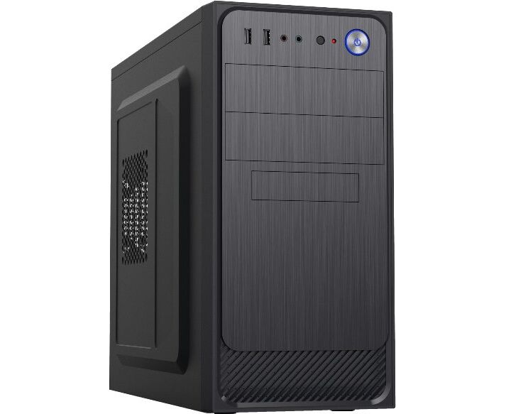 Корпус Foxline FZ-053-SX450 R "Forza m ATX, 450 W, 2x USB2.0, Black, w/o FAN, 12 cm fan PSU, power cord