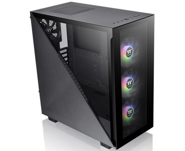 Корпус Thermaltake Divider 300 TG ARGB CA-1 S2-00 M1 WN-01 черный без БП ATX 2x120mm 2x USB3.0