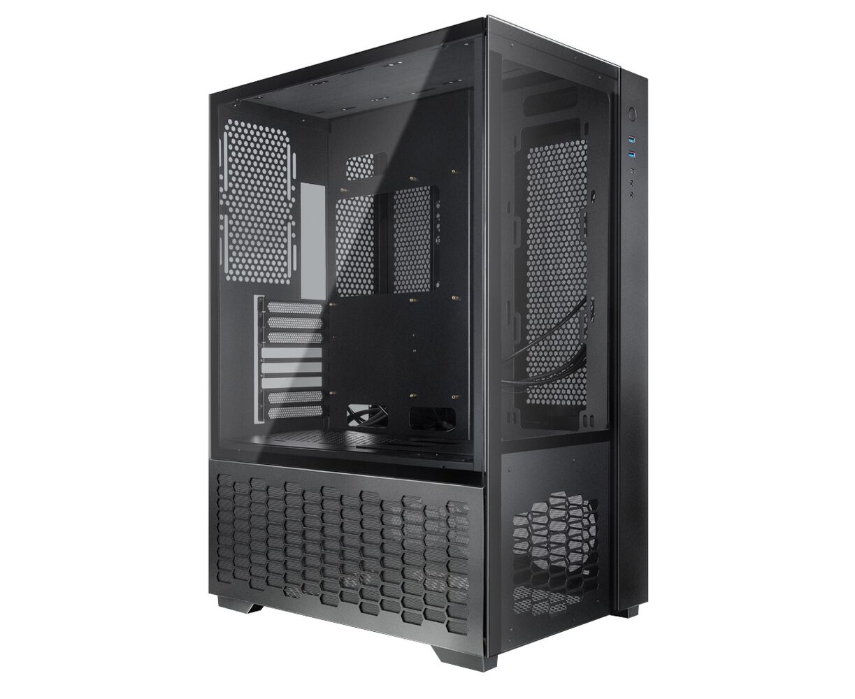 Корпус Raijintek Paean Premium 0 R20 B00208, black, Aluminum, ATX/Micro ATX/Mini-ITX, USB3.0x2, Type Cx1, HD Audiox1