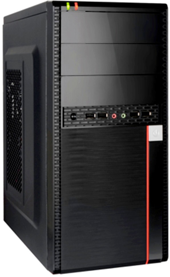 Корпус Exegate EX284039 RUS Minitower BA-204 U Black, m ATX, без БП, 2*USB+2*USB3.0, Audio