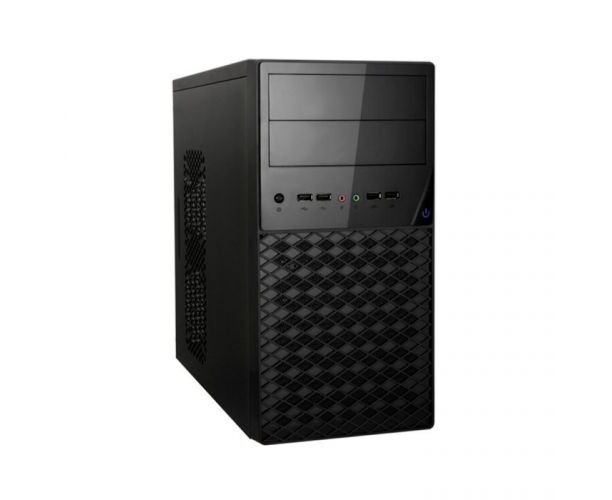 Корпус Exe Gate EX284032 RUS Minitower BA-203 U Black, m ATX, без БП, 2*USB+1*USB3.0, Audio