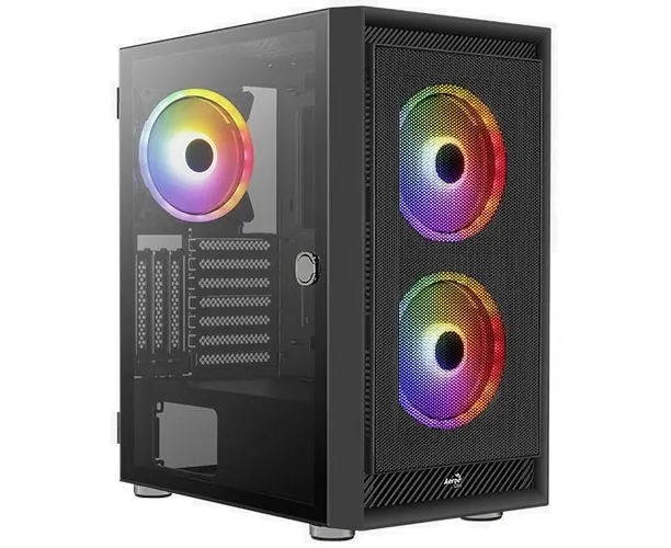 Корпус Aerocool Graphite-G-BK-v2 (ACCM-PB24033.11) черный без БП ATX 6x120mm 1x140mm 2x USB3.0