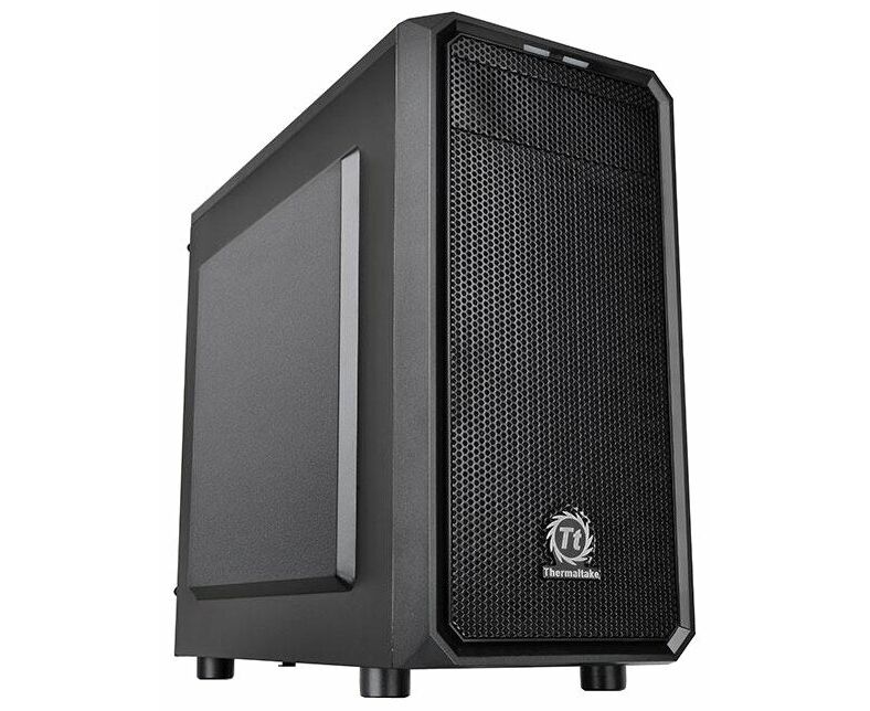 Корпус Thermaltake Versa H15 черный без БП m ATX 4x120mm 1x USB2.0 1x USB3.0 audio bott PSU (CA-1 D4-00 S1 NN-00)