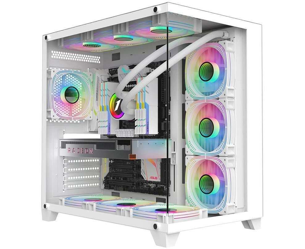 Корпус 1 STPLAYER Megaview MV8-TP White (MV8-TP-WH) / ATX