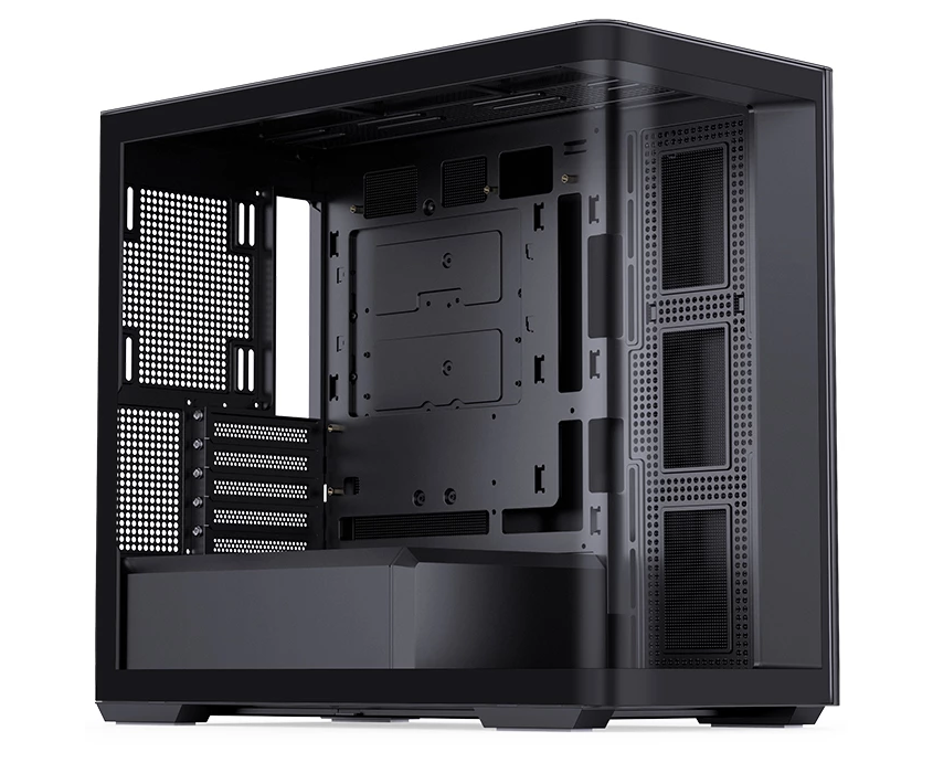 Корпус JONSBO D300 Black без БП, боковая панель из закаленного стекла, mini-ITX, micro-ATX, черный