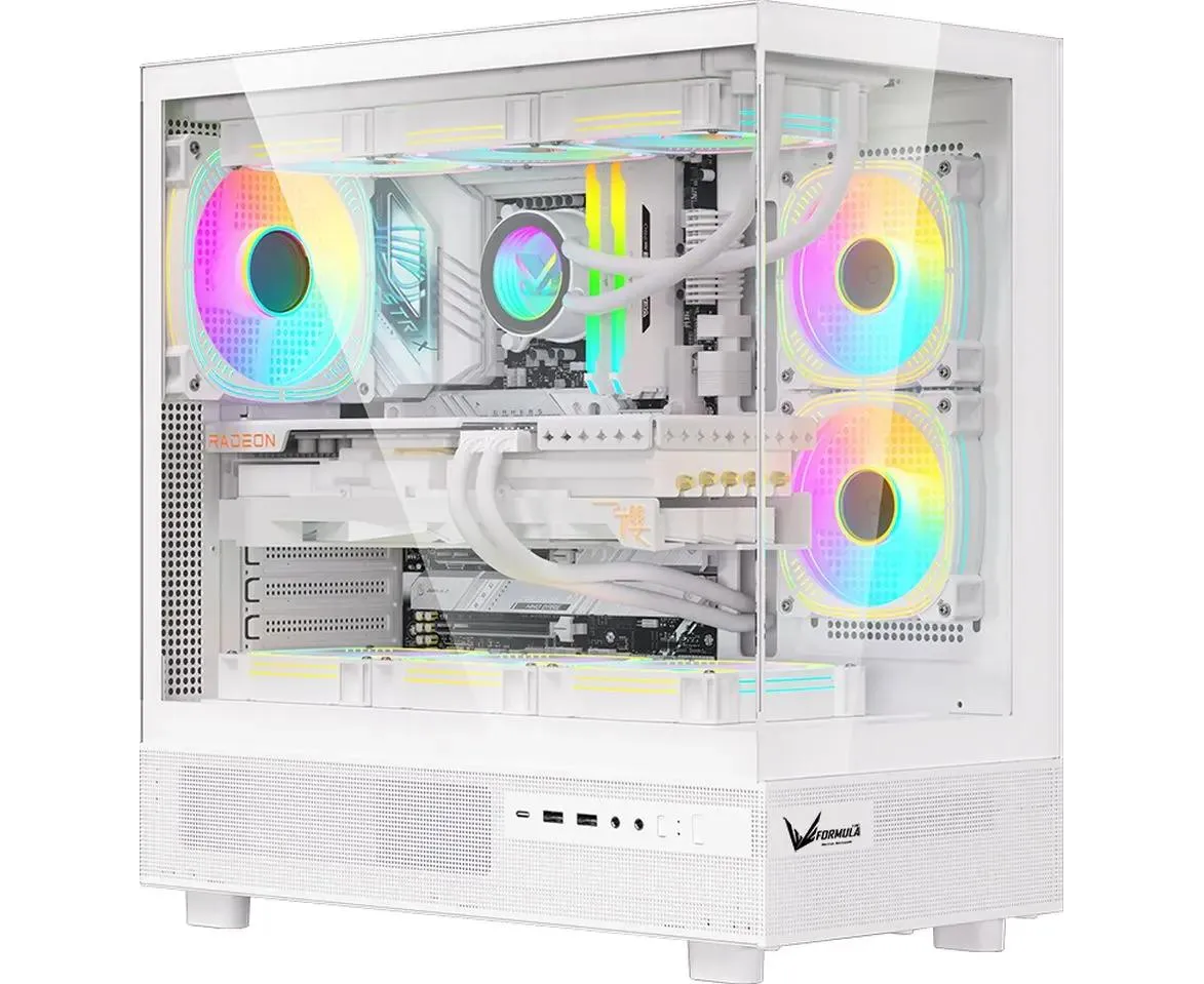 Корпус Formula Crystal Z8 Cosmic (crystal Z8 cos W), Midi-Tower, ATX, без БП, белый