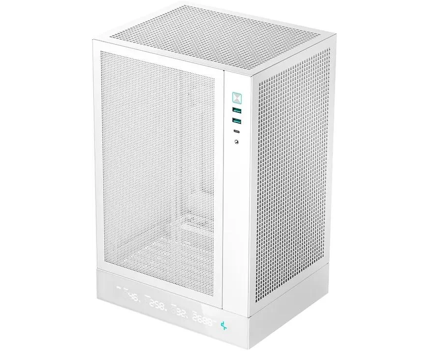 Корпус Deepcool CH170 Digital (R-CH170-WHNPI0 D-G-1) белый без БП m ATX 1x120mm 1x USB2.0 1x USB3.0 audio bott PSU