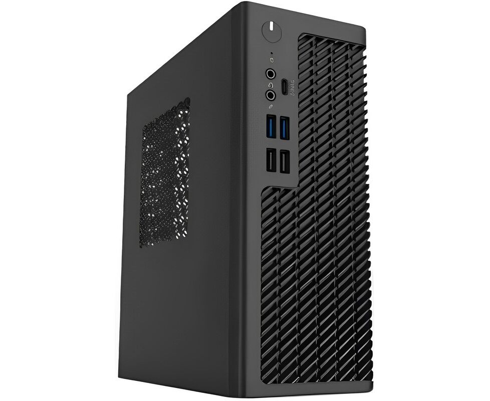 Корпус HAFF Pony (m ITX, 300 W Bronze, 2х USB2.0, 2х USB3.0, HD Audio)