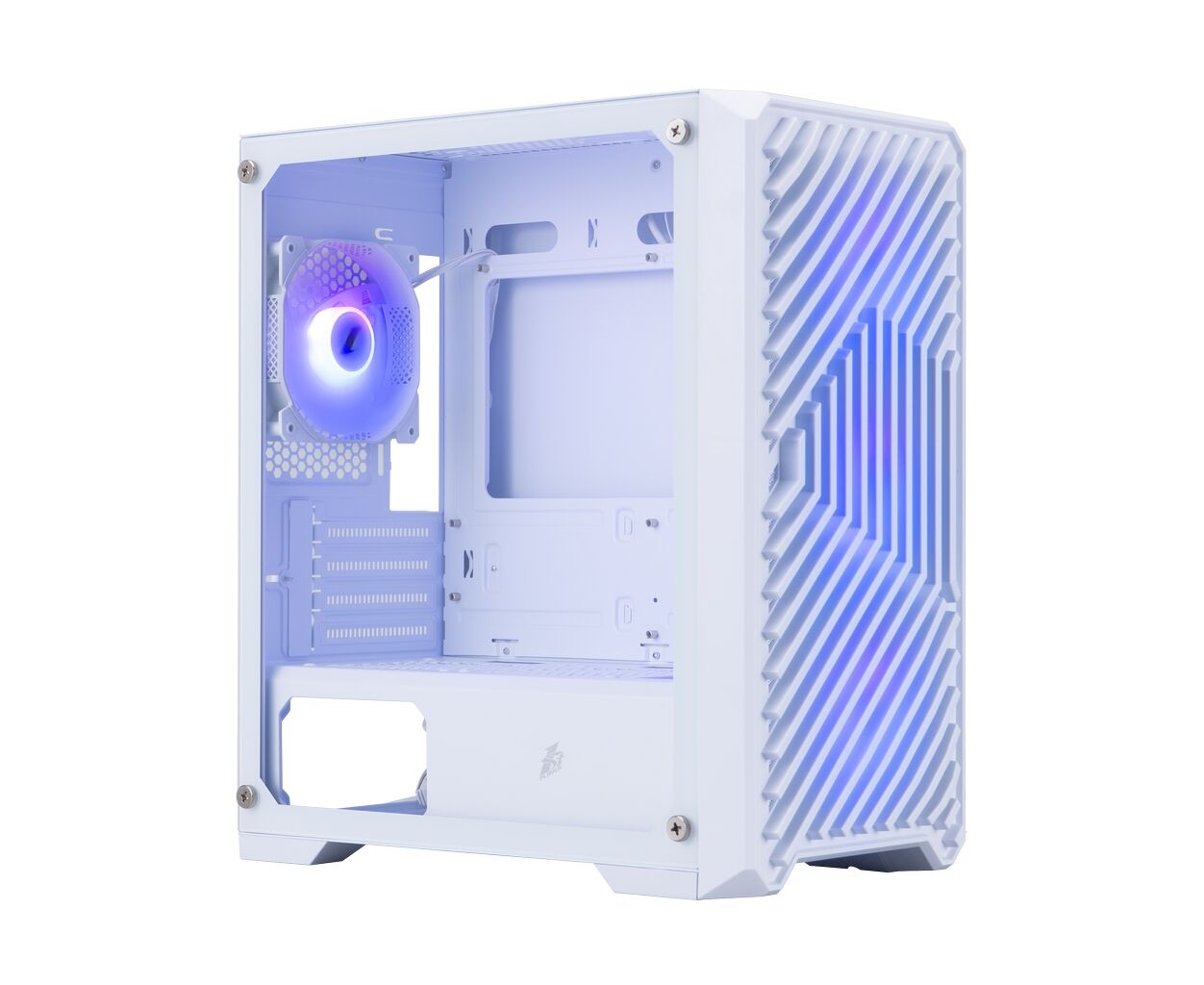 Корпус 1 STPLAYER Trilobite T5 ARGB White (T5-WH-4 F7-W) / m ATX / 4x120mm ARGB fans