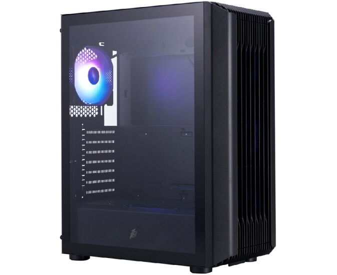 Корпус 1st Player BULLET HUNTER H6 ARGB Black (H6-BK-4 F7) ATX 4x120mm ARGB fans