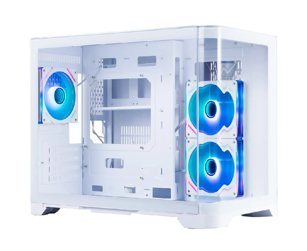 Корпус 1 STPLAYER Uview UV6 ARGB White (UV6-WH-2 FC7 R-W-1 FC7-W) / m ATX / 3x120mm ARGB fans