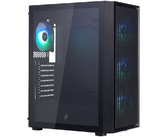 Корпус 1st Player Go6 ARGB Black (Go6-BK-4 F7) ATX 4x120mm ARGB fans