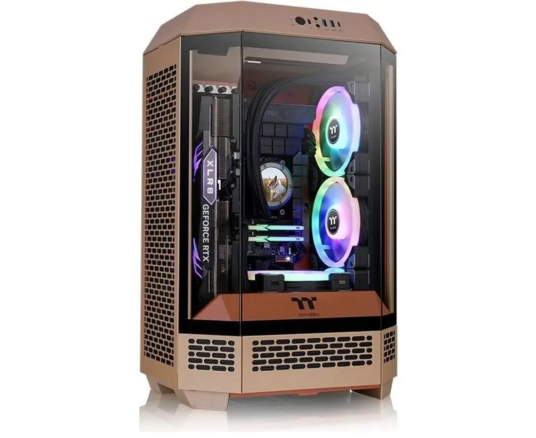 Корпус Thermaltake The Tower 300 Gravel (CA-1 Y4-00 SGWN-00) без БП m ATX 7x120mm 5x140mm 2x USB3.0 audio bott PSU