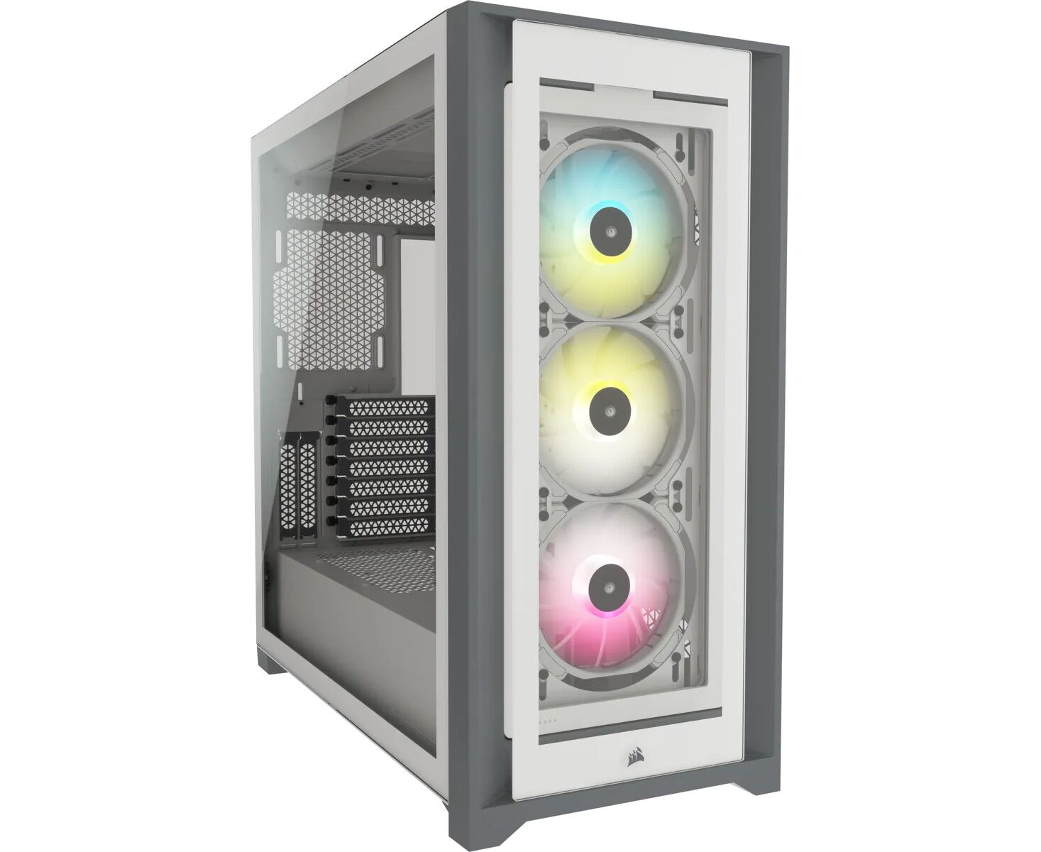 Корпус Corsair i CUE 5000 X RGB CC-9011213-WW Tempered Glass Mid-Tower Smart Case, White