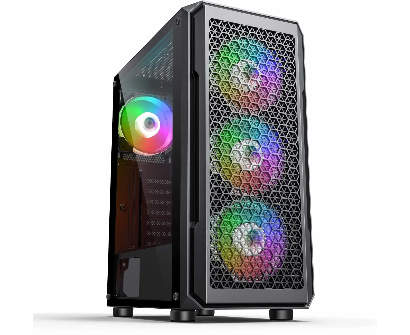 Корпус Accord 338 черный без БП ATX 1x USB2.0 1x USB3.0 1x USB3.1 audio bott PSU